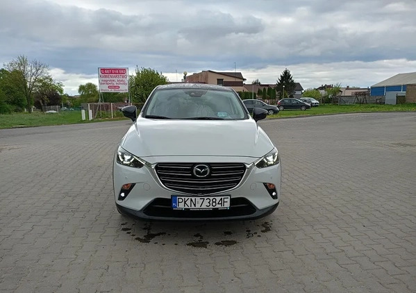 Mazda CX-3 cena 69900 przebieg: 76000, rok produkcji 2019 z Słupca małe 407